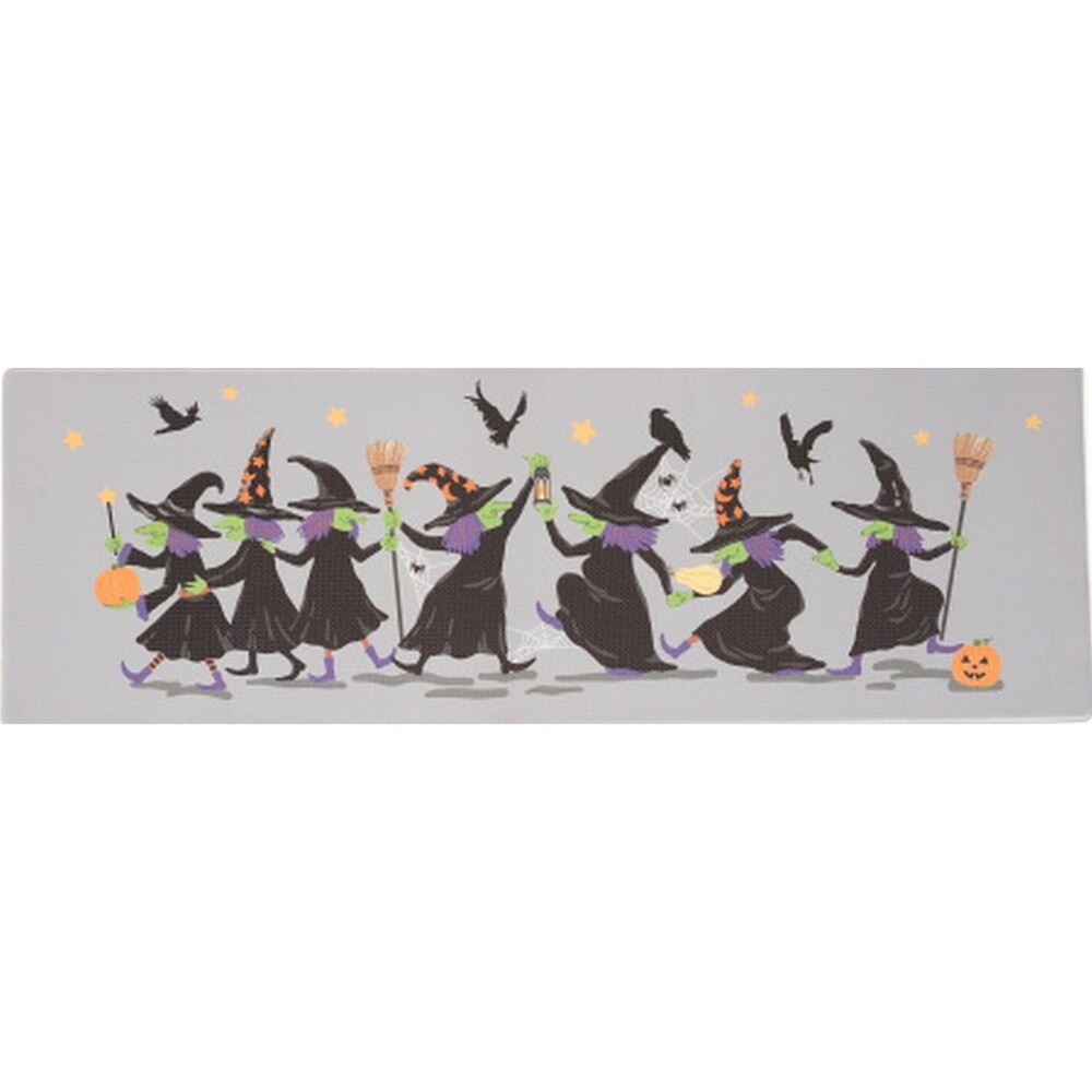Anti-Fatigue PVC Floor Runner Mat (20"x60") HALLOWEEN WITCHES PARTY, Envogue